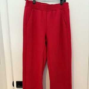 Pact Vibrant burnt orange/red joggers
